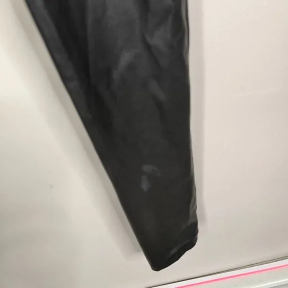 Aritzia Wilfred Free Daria Japanese Fabric High Rise Faux Leather Leggings S - Picture 8 of 9